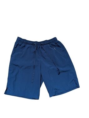 Women's Tek Gear Navy Bermuda Performance Drawstring Shorts- Size Medium